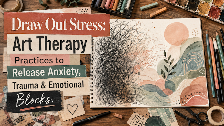 Draw Out Stress: Art Therapy Practices to Release Anxiety, Trauma & Emotional Blocks.