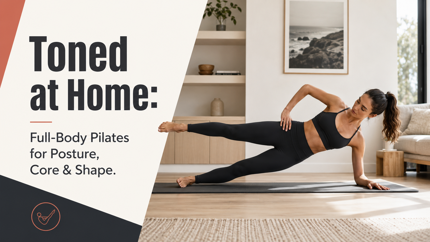 Toned at Home: Full-Body Pilates for Posture, Core & Shape.