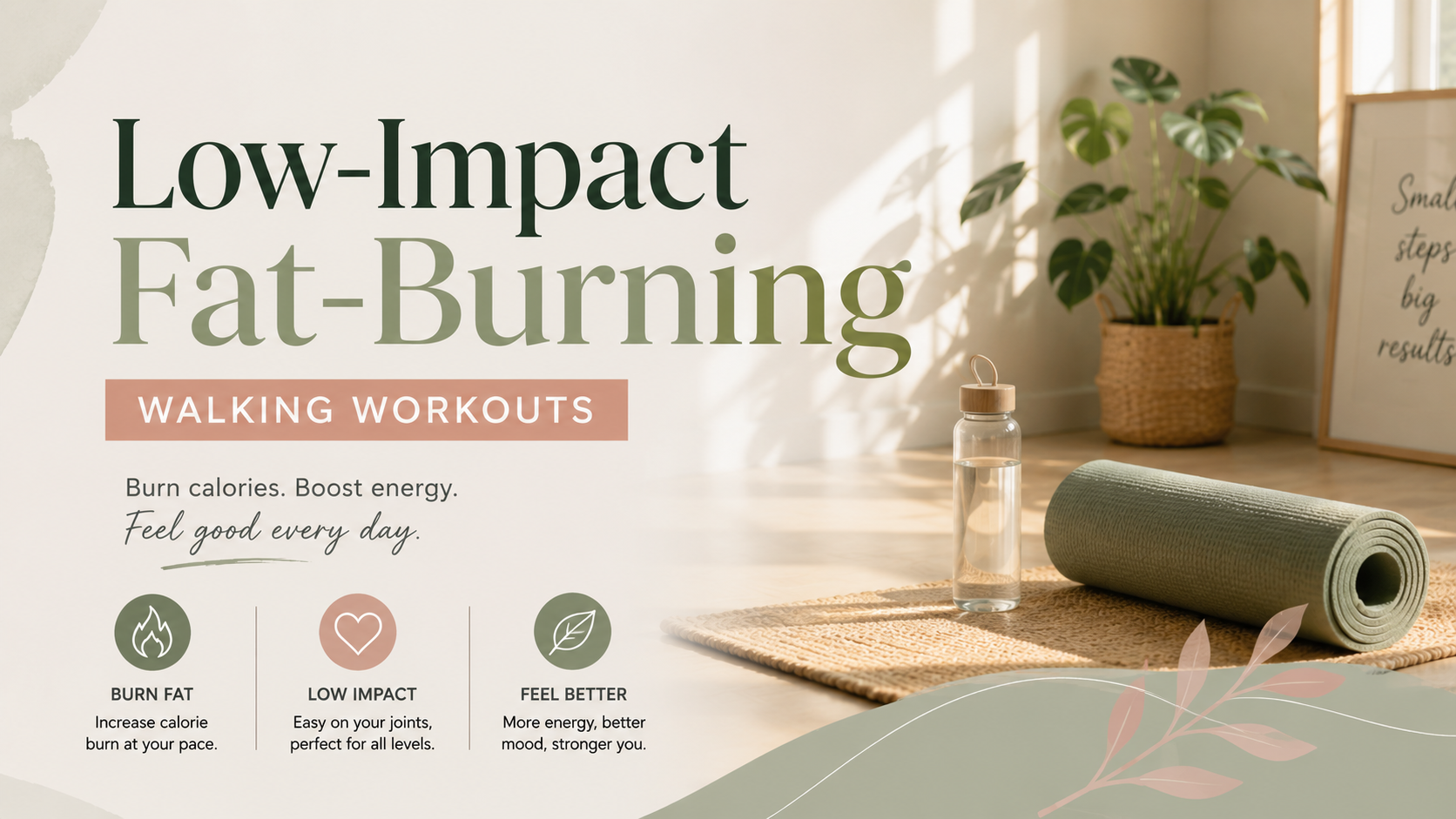 Walk Your Way Fit: Fun Low-Impact Home Workouts.